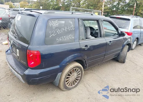 2004 Honda Pilot Ex из США, поврежденный, VIN 2HKYF18444H514487